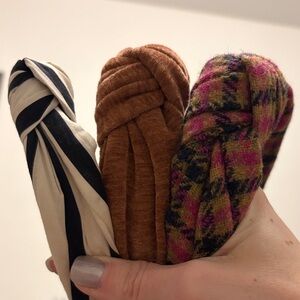 Set of Three Stylish Headbands